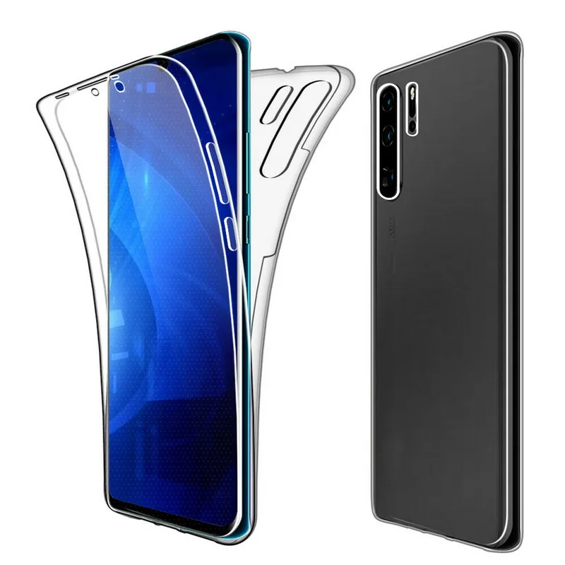 2in1 задней части всего корпуса 360 крышка чехол для телефона для huawei P30 P20 Коврики 20 10 30 Lite Honor 20 Pro 8X P Smart плюс Y9 Y6 Y7