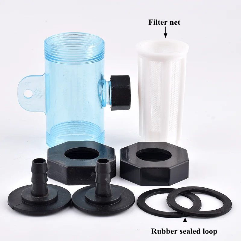 1 Stück Außendurchmesser 8 ~ 25 mm Pagodenschlauchfilter, Autowaschanlage, Gartenbewässerungsarmaturen, Aquarium, transparentes weiches Wasserrohr, Filterbecher – Detail 5