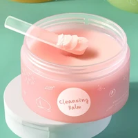New Product Vegetable Oil Peach Makeup Remover Cleansing Ice Cream with A Gentle Texture and No Tightness Makeup Remover Balm 1