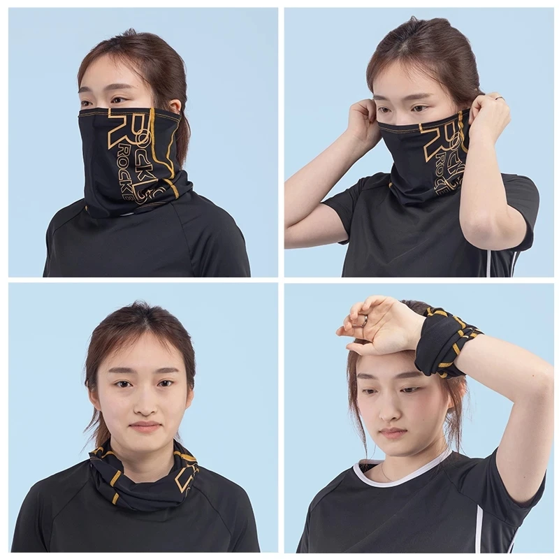 ROCKBROS Ice Silk Balaclava Mask Men Women Windproof Anti-UV50+ Hiking Scarf Running Cycling Outdoor Sports Fishing Masks 5