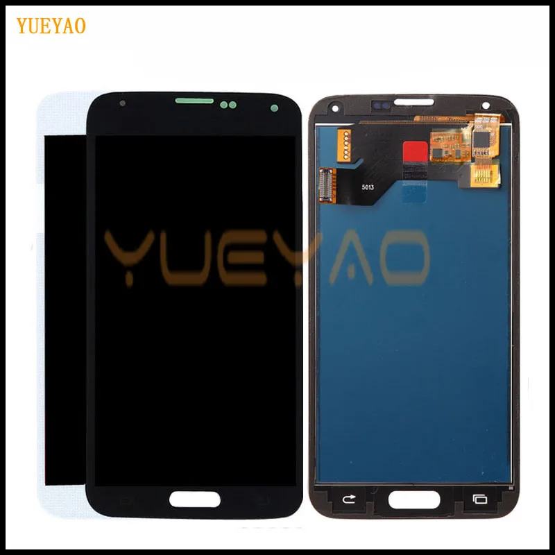 Регулятор яркости G900F LCD для SAMSUNG S5 G900M G900A G900T дисплей сенсорный экран дигитайзер +
