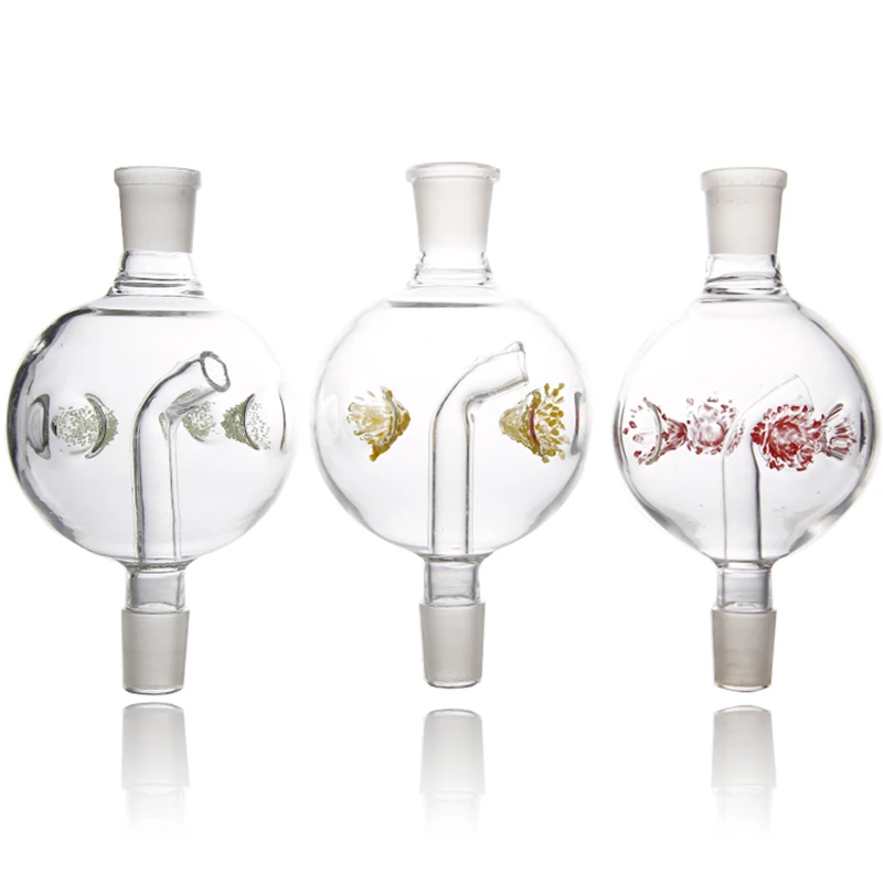 1 шт. диаметр 18,8 мм Высокое качество световой эффект красный желтый цвет стекло патоки Ловец для металлические щипцы для кальяна наргиле Чича