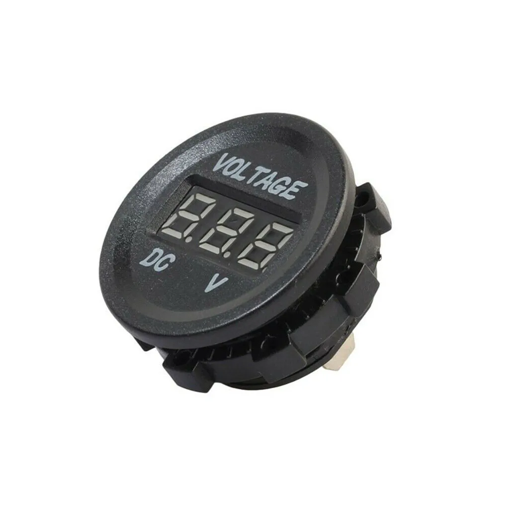 12 V-24 V Автомобильный светодиодный цифровой Дисплей мото вольтметр метро Водонепроницаемый вольтметр разъем авто Водонепроницаемый Аксессуары# BL20