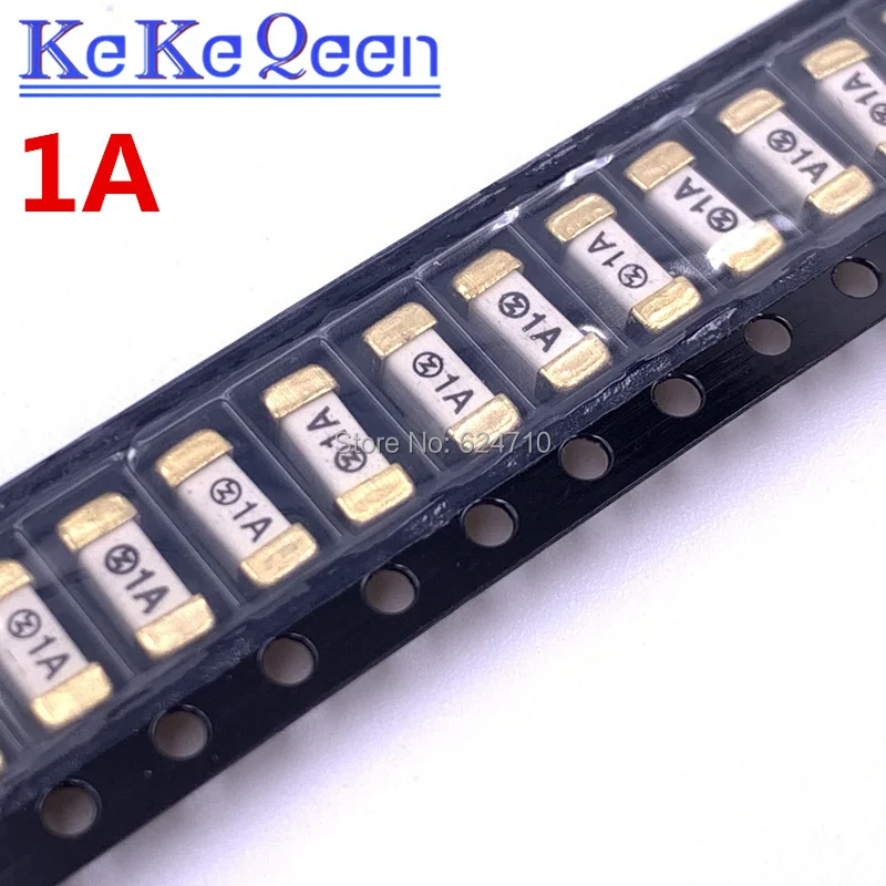 100 шт. = 10 видов * 1808/2410 SMD 0 25a/0 5a/0 75a/1A/1.5A/2A/3A/3.15A/5A/10A позолоченных колпачков