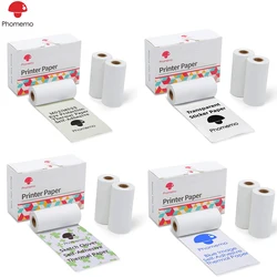 Phomemo – papier thermique sans BPA, impression Photo autocollant, rouleau pour imprimante Photo de poche M02/M02S/M02Pro 