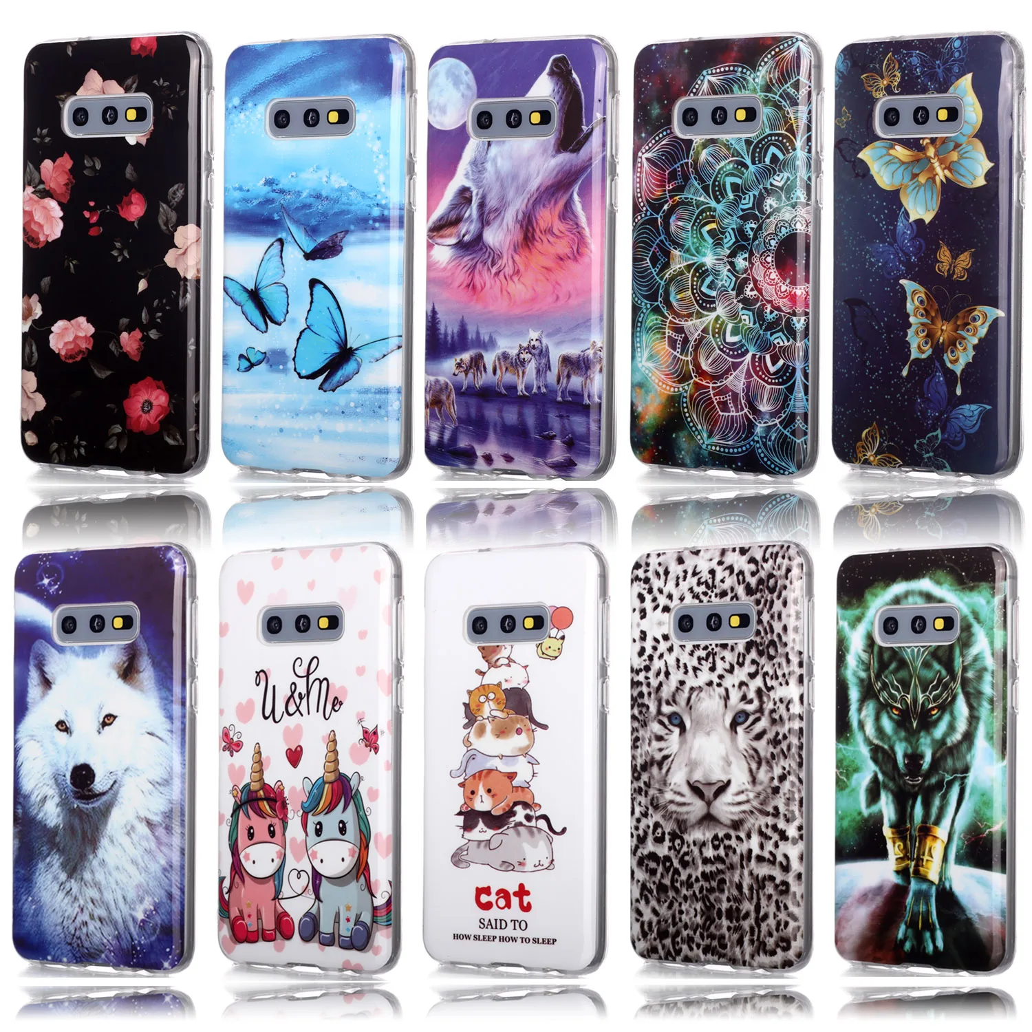 Phones Cases For estuche Huawei Nova 4E Starry Sky Cute Phone Etui Case sFor Movil para P20 Lite 3E Soft TPU Shell | Мобильные
