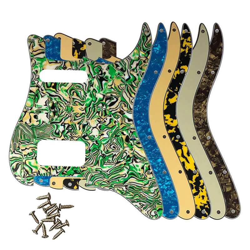 

Pleroo Custom Guitar Parts For USA / Mexico FD 72' 11 Screw Holes Standard St SH Guitar Pickguard Scratch Plate No Switch Hole
