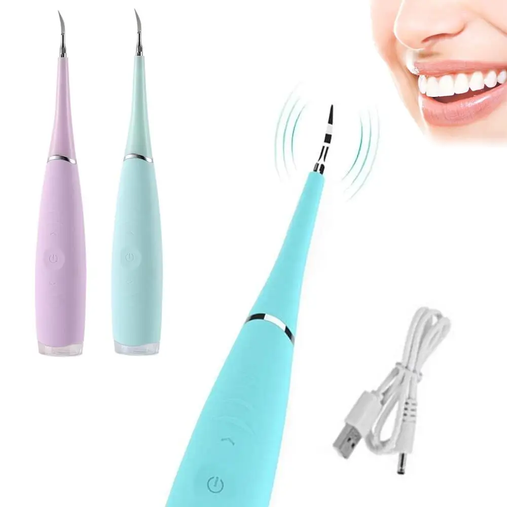 

Usb Recharge Vibrition Sonic Dental Scaler Tooth Calculus Remover Tooth Stains Tartar Cleaner Hygiene Dentist Tool Whiten Teeth
