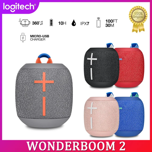 Logitech Ultimate Ears UE WONDERBOOM 2 Outdoor Bluetooth Speaker IPX7 Waterproof Long battery life Portable wireless speaker 1