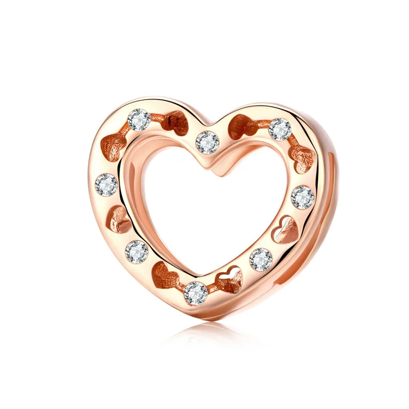 Fit Pandora браслет серебро 925 CZ Beetle Honeybee Cat Bear амулет лапа S925 Сердце Улыбка лицо бусины для изготовления ювелирных изделий