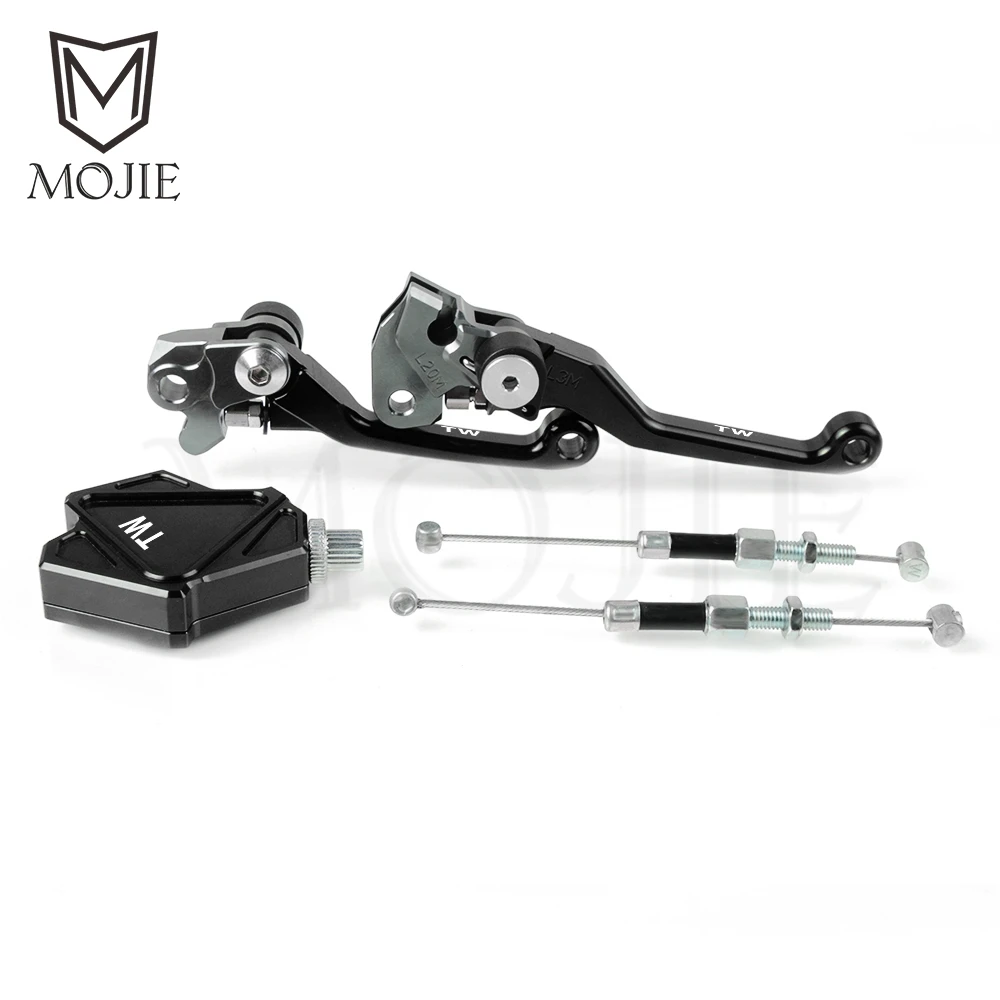 Для YAMAHA TW125 TW200 TW225 TW 125 200 225 99-17 Мотокросс ЧПУ поворотный тормоз трюк рычаг сцепления легко тяните кабельная система Dirtbike