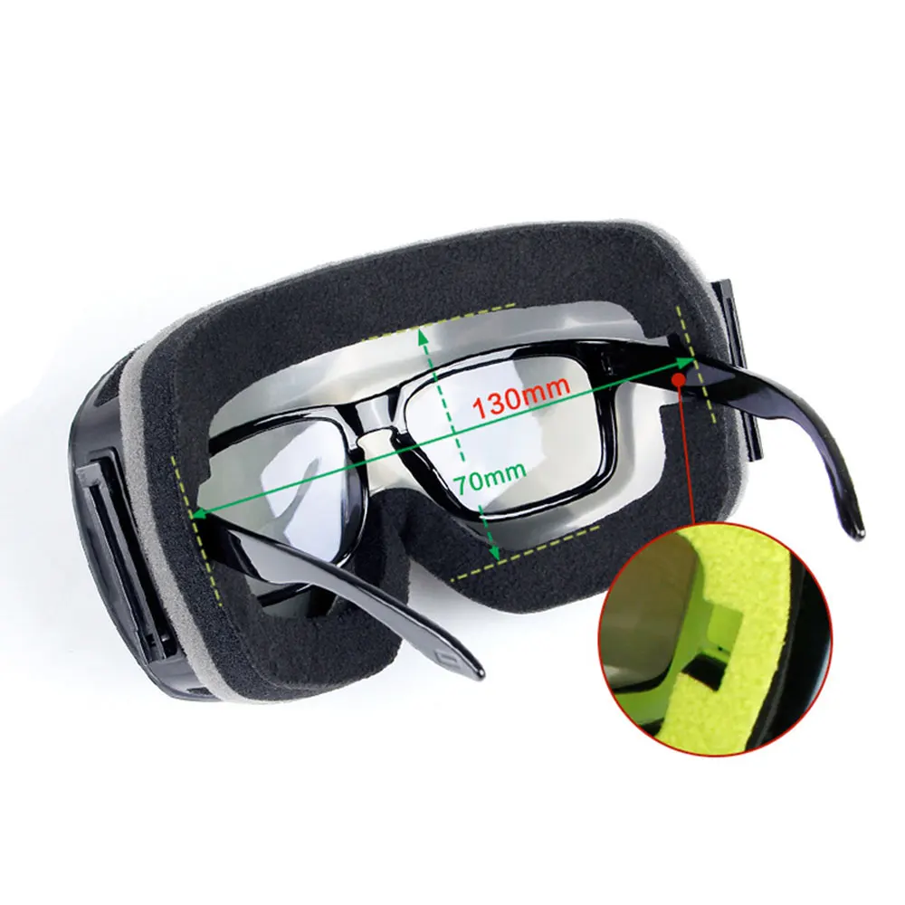 Goggles Wind Mirror H018 Snow Mountain Game Ski Goggles Riding Anti Fog Windproof Snowboard Snowmobiling Outdoors Durable