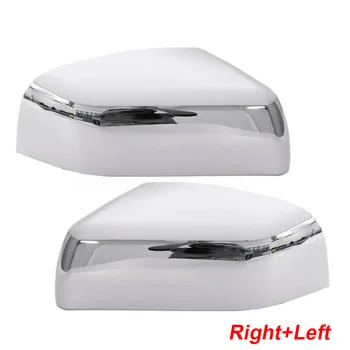 

Wing Mirror Cover 1 Pair Cap Chrome For Land Rover Range Rover Sport LR2 LR4 Silver Left/right