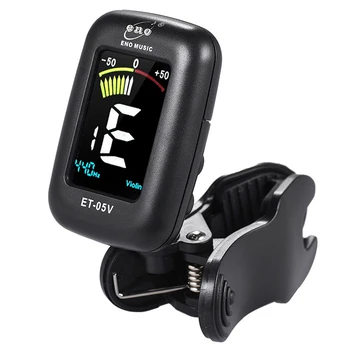 

ENO ET-05V New Professional Clip-On Tuner Automatic Tuning Mode with LCD Display for Violin Viola Cello Accessories