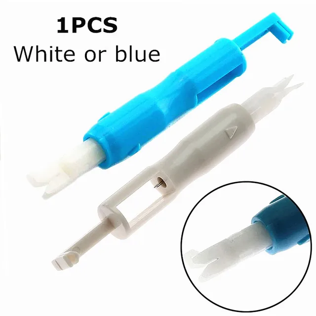 1Pc Needle Threader & Stitch Insertion Tool – Manual Needle Inserter for Sewing Machines & Hand Stitching