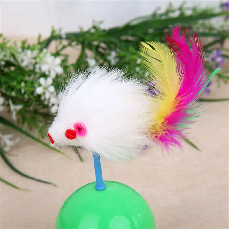 Aapet PP игрушки для кошек шарик-тизер мяч для гольфа с Fasle mouse интерактивный мячик для кошек котенок товары для кошек
