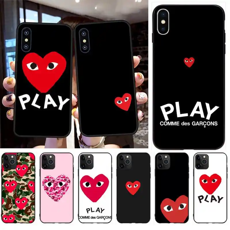 cdg play phone case