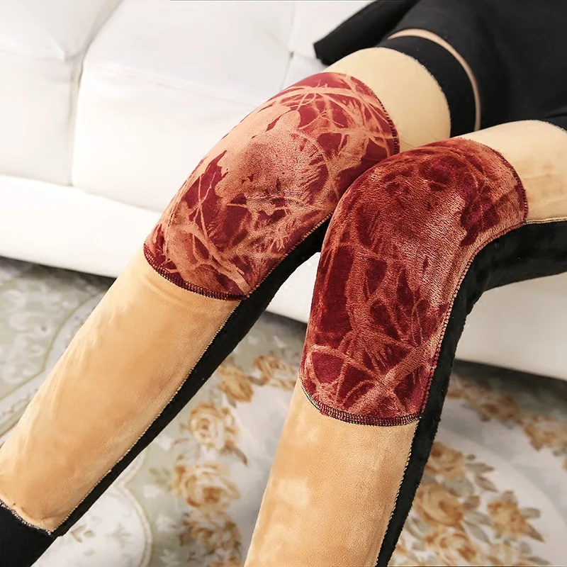 

Women's Kneecap Old Cold Legs Warm Men's Lengthen Winter Brushed And Thick Knee Joints Windproof Cold tui tao wa