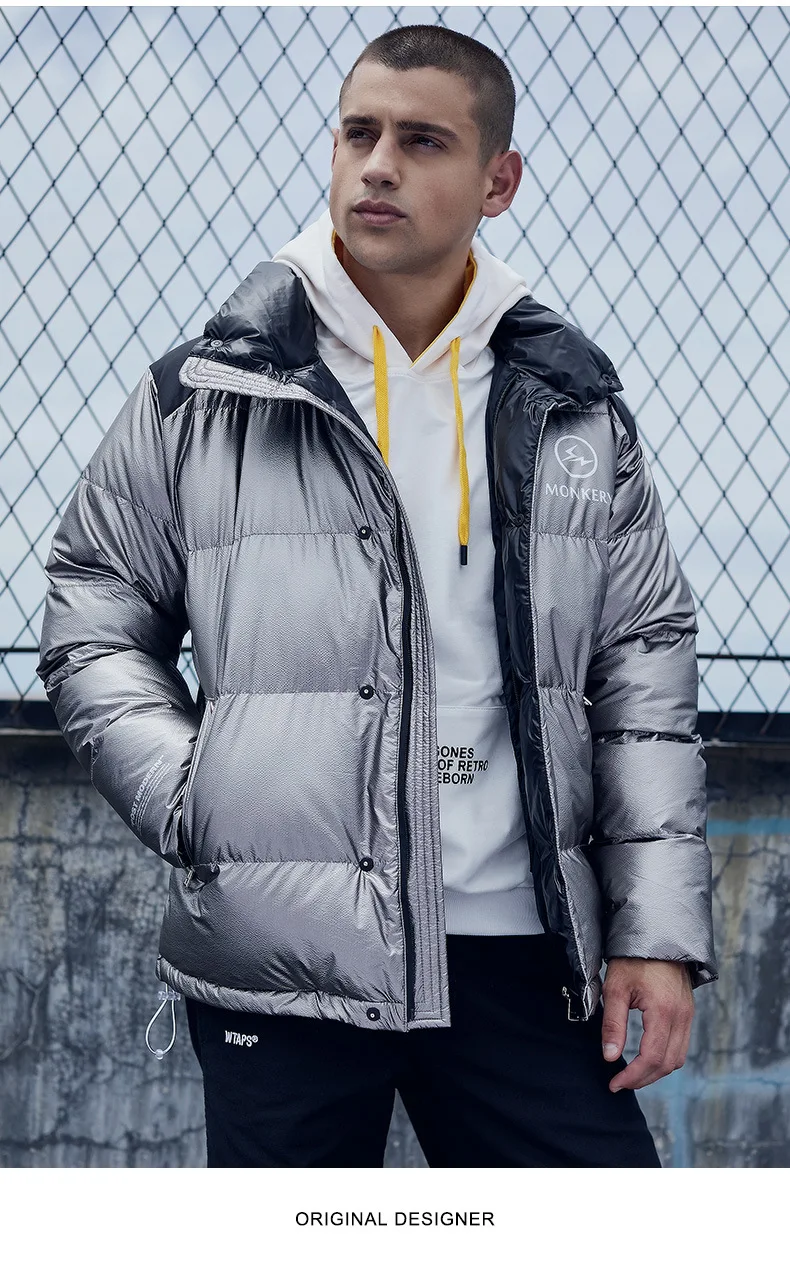 Оригинальная популярная брендовая пуховая хлопковая стеганая одежда для мужчин осень и зима стиль толстое хлопковое пальто в настоящее время Avai