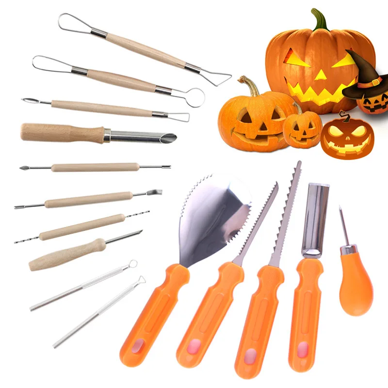 Набор ножей для резьбы на Хэллоуин/вечеринку 15 предметов нож фруктов Детская