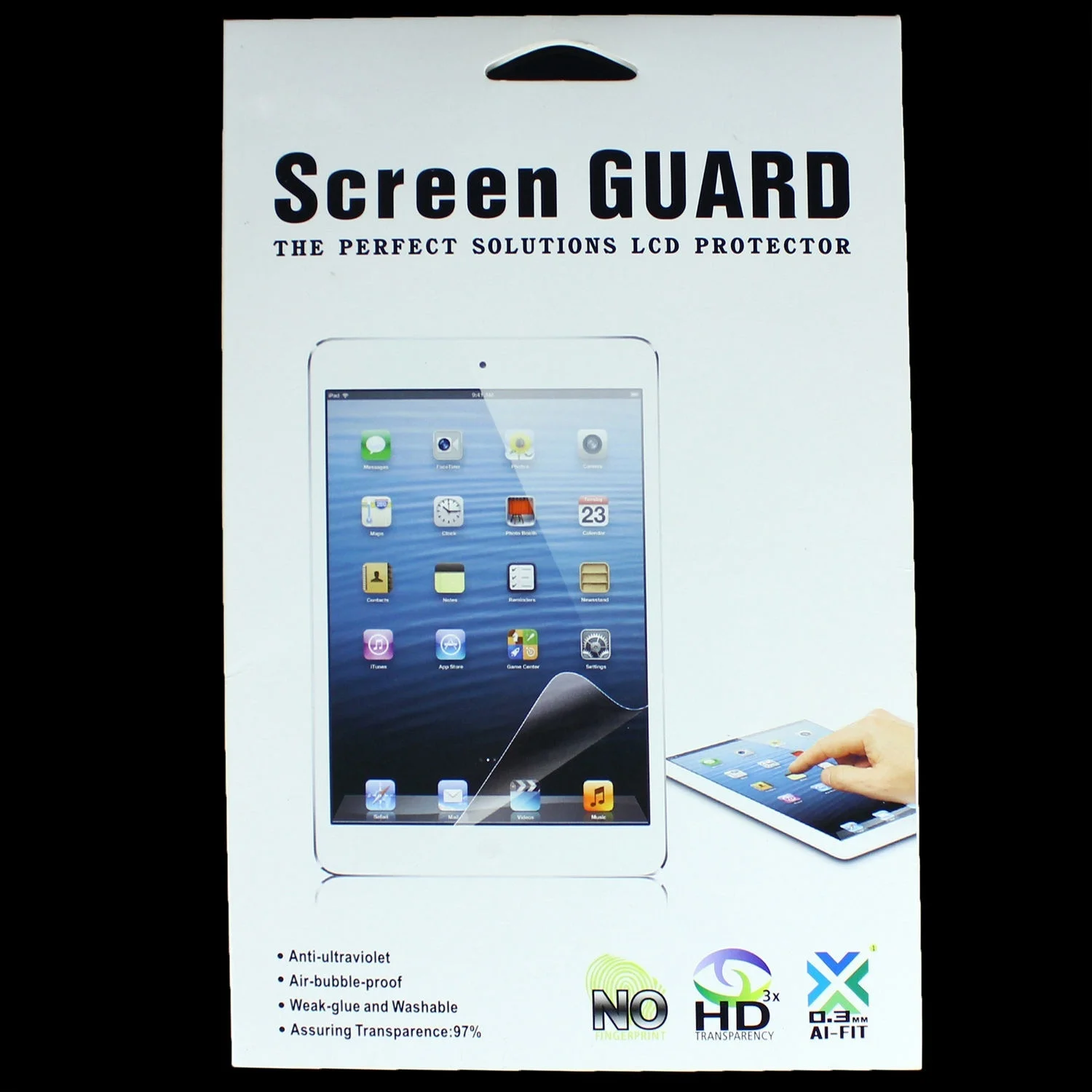 Premium Universal Tablet Screen Protector - High Definition Clear Shield, Dust Resistant