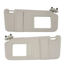 Левый и правый автомобильный солнцезащитный козырек для Toyota Camry Hybrid 2007 2008 2009 2010 2011 пассажира и со стороны водителя Солнцезащитный козырек бежевый