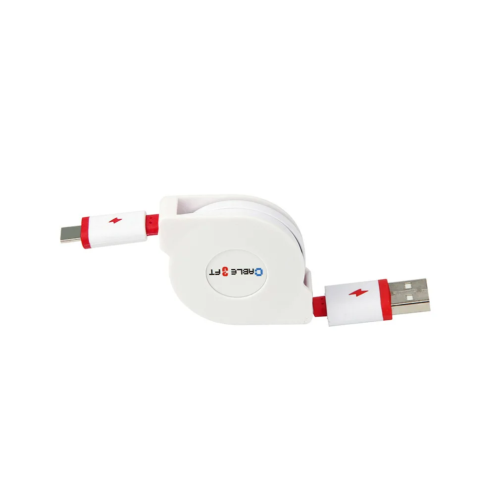 1 м USB 3,1 type C Автоматическая отсекающая Быстрая зарядка нейлон для мобильного телефона Xiaomi для samsung зарядный провод