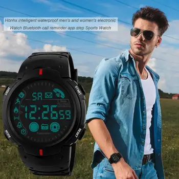 

HONHX Electronic Watch Men Sports Wrist Watches Sports Waterproof Electronic Watch Smart Digital Unisex Wristwatch Dropshipping