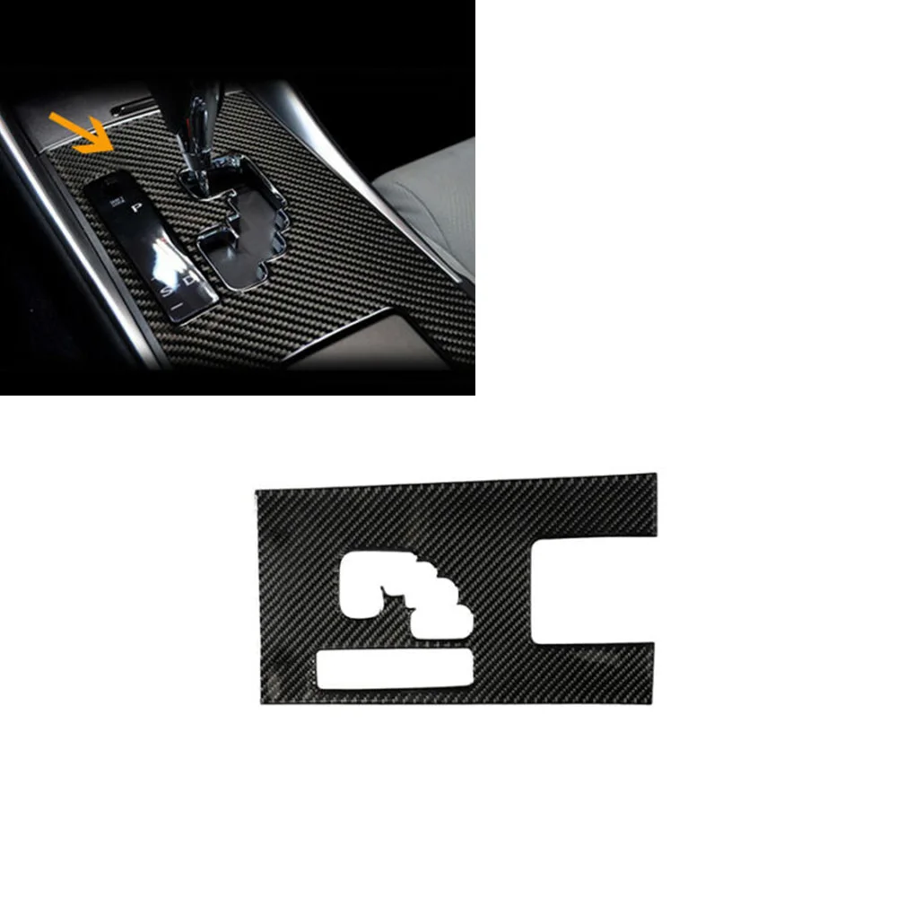

Auto Parts Inner Gearbox Sticker Decor Carbon Fiber Black For Lexus IS250 300 350 06-12 In Durable For Car