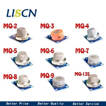 

MQ-2 MQ-3 MQ-4 MQ-5 MQ-6 MQ-7 MQ-8 MQ-9 MQ-135 Detection Smoke methane liquefied Gas Sensor Module for Arduino Starter DIY Kit