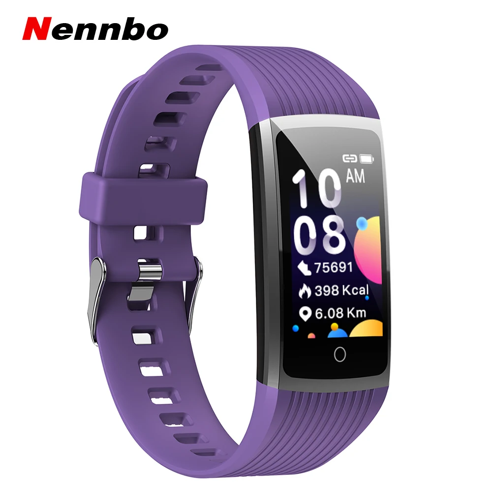  New Waterproof Sports Fitness Smart Band Pedometer Heart Rate Blood Pressure Test Bracelet Bluetoot - 4000395320151