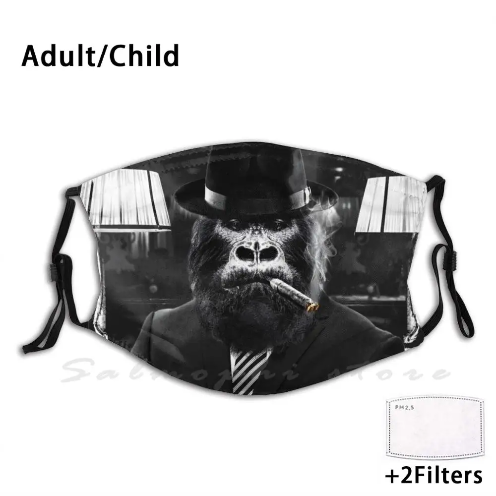 Крестный отец Забавный принт многоразовые Pm2.5 фильтр маска для лица с принтом