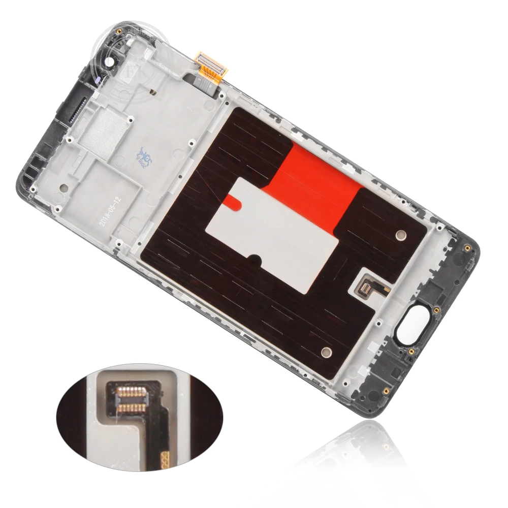 OLED дисплей для OnePlus 3T сенсорный ЖК экран Oneplus 3 дигитайзер рамка в сборе заменяет 5
