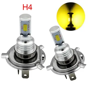 

H4 LED Fog Light 3570 Chips LED Fog Blubs 72W 3200LM 3000K Golden Car Fog lamp Accessories