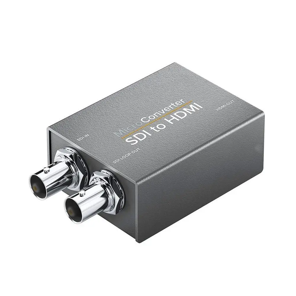 

2-way Micro Converter SDI to HDMI with Power Two SDI in to HDMI Output Mini 3G HD SD-SDI Video Converter Adapter