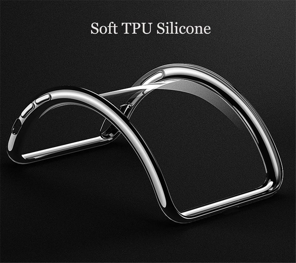 Clear Soft TPU Cover Case For iPhone 7 8 Plus XS Max XR Cases iPhone 11 Pro SE 2020 12 Mini Shell New Year Christmas Gift