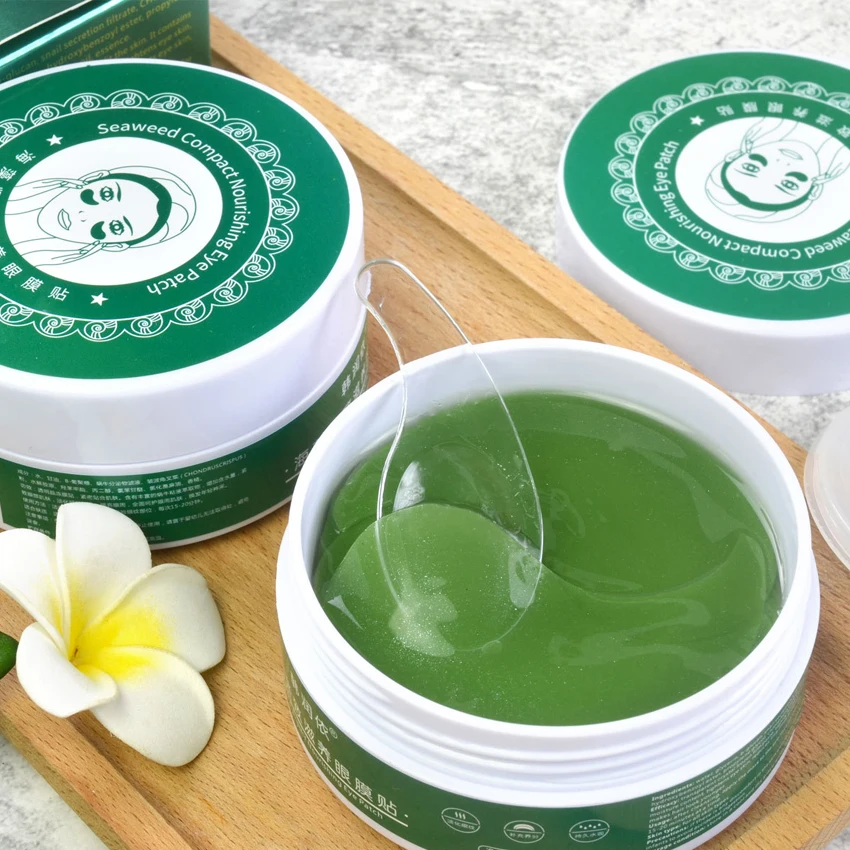 

60pcs Seaweed Collagen Eye Mask Face Anti Wrinkle Gel Sleep Mask Eye Patches Collagen Moisturizing Eye Mask Eye Care