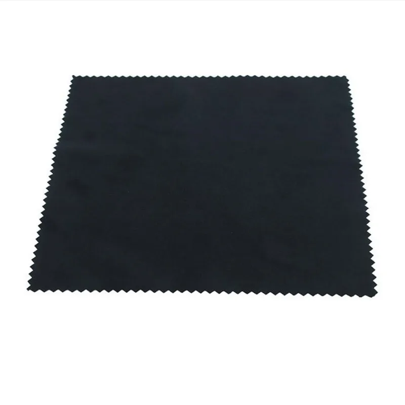 Eyeglass Cleaning Cloth 20 pcs/lot Black Microfiber Sunglasses Eyewear 13*13cm Clean Lens Accessories