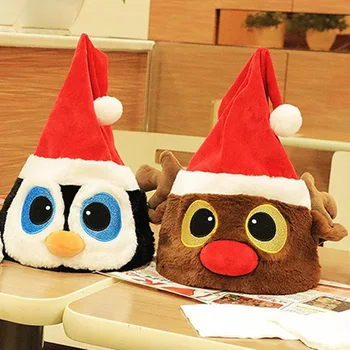 

2020 Hot Electric Christmas Hat with LED Light Singing Dancing Hat Festive Supplies Gifts for Kids Christmas Decoration