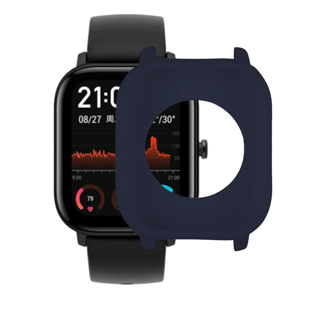 DB Ouhaobin ТПУ полный Чехол для часов защитный корпус Замена для Xiaomi Huami Amazfit GTS Smart Watch 926#2 - Color: DB