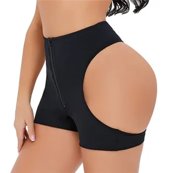 

S-6XL Plus Size Butt Lifter Body Shaper Firm Tummy Control Panties Shapewear High Waist Trainers Thigh Slimmer Girdles Black