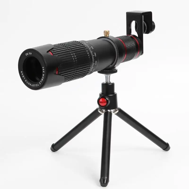 ALLOYSEED Универсальный 4K HD 36X оптический зум объектив камеры телеобъектив мобильный телескоп Телефон для смартфона мобильного телефона lente