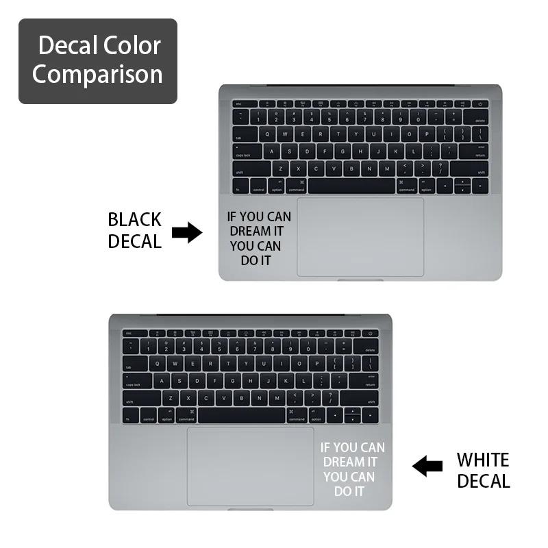 Всегда верите в себя, наклейка для трекпада ноутбука для MacBook Air Pro retina 11 12 13 15 дюймов Mac тачпад кожи ноутбука Наклейка