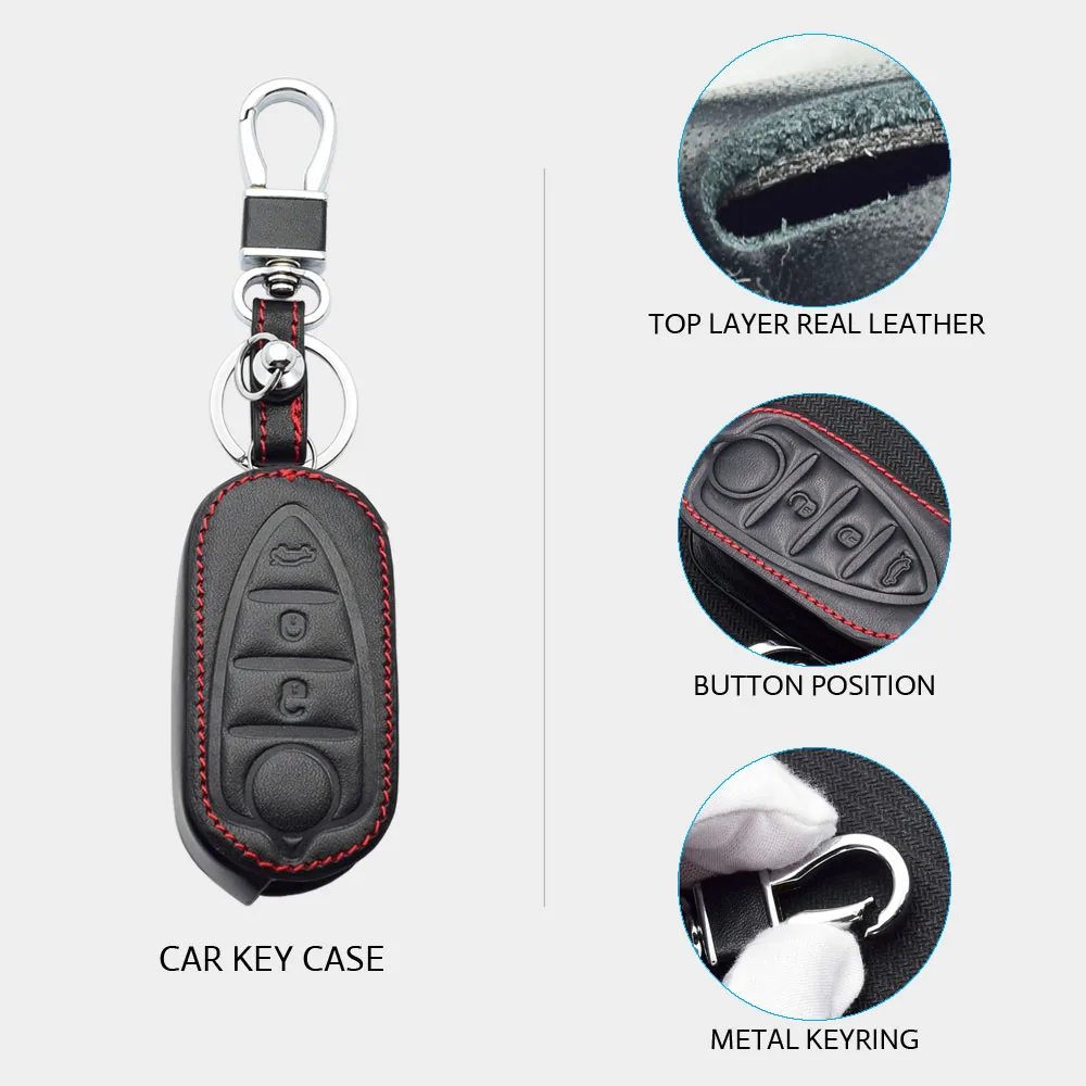 Custodia In Pelle Per Chiave Auto Audi (Modello Flip Pieghevole) - Morbida TPU - Rosso, Blu, Rosa