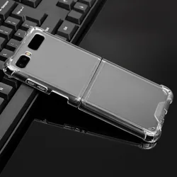 Shockproof TPU+PC Protective Case Cover for Z Flip 1 (Clear)