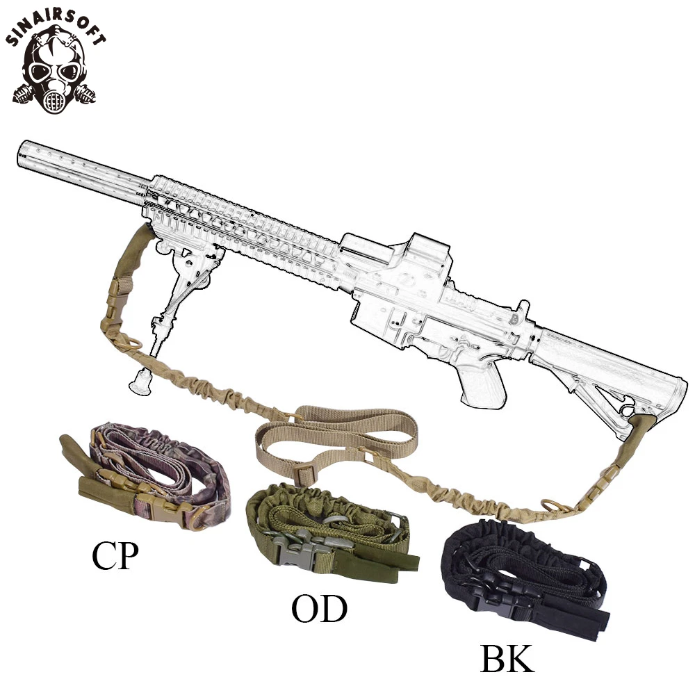 SINAIRSOFT военный тактический 2 точечный Слинг Регулируемый двойной ремень для
