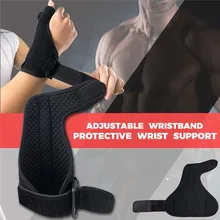 Съемный запястье, большой палец Стальная скоба Поддержка Регулируемый Браслет спортивная защита Sprain Carpal туннель шина обертывание протектор 6