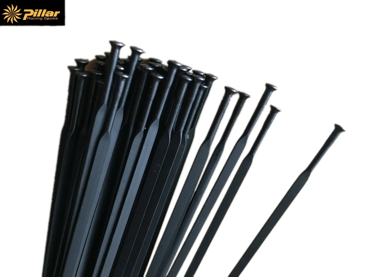 pillar 1432 Stainless Steel Straight Road MTB Bike Spoke 14G Aero spoke