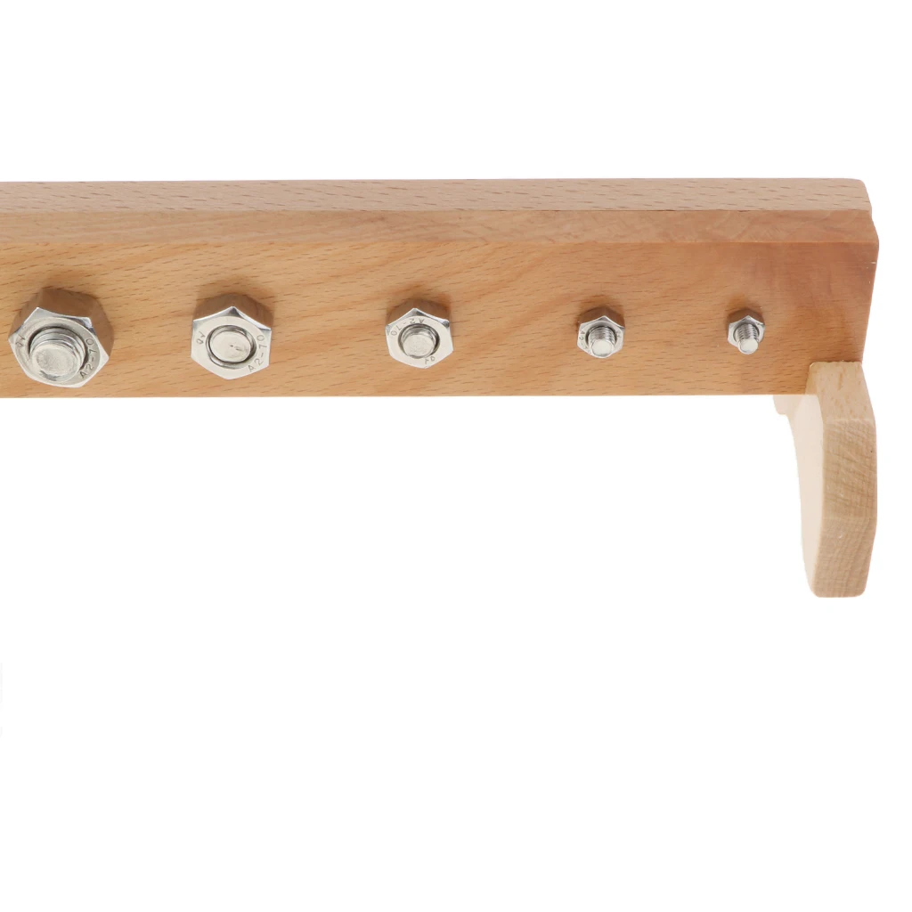  Kids Educational Montessori Teaching Toy - Wooden Screw Board & Nuts Set - Teaching Aids for Toddle - 4000088449848