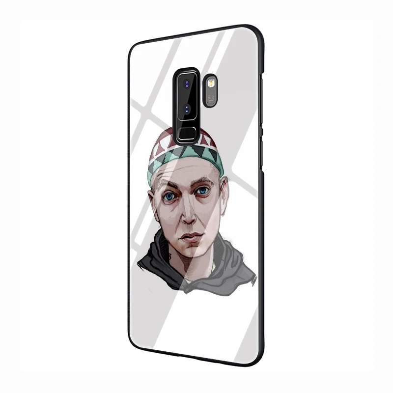 EWAU российский рэпер оксимирон закаленное Стекло чехол для телефона для samsung S7 край S8 S9 S10 Note 8, 9, 10, плюс A10 20 30 40 50 60 70 - Цвет: G9